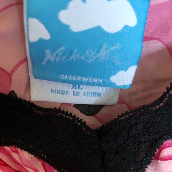 1)1996 VINTAGE NICK&NORA ROSES CHEMISE, SZXL,100%SILK, BEYOND EUC, VERY ELEGANT - Picture 5 of 15